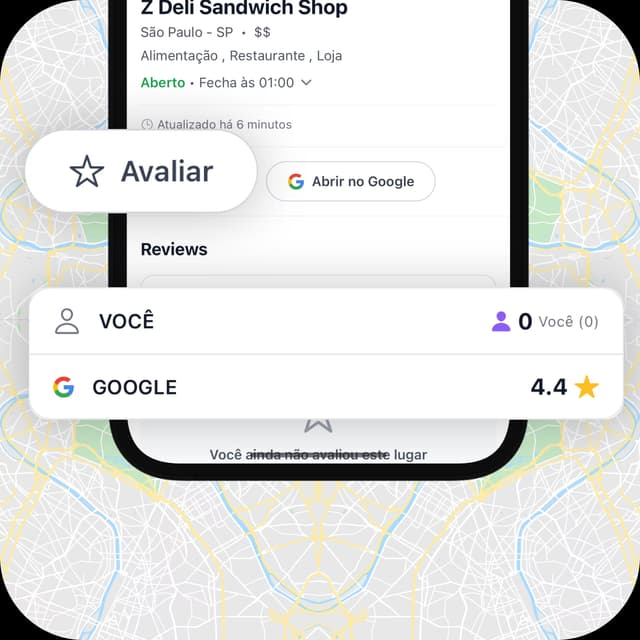 Veja o resumo das avaliações