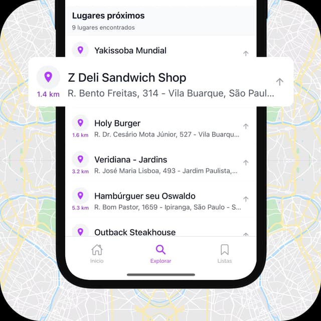 Veja seus lugares próximos